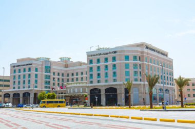 Dubai, Birleşik Arap Emirlikleri - 21 Haziran 2023: Dubai 'deki Crowne Plaza Jumeirah Oteli