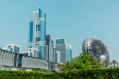 Dubai, Birleşik Arap Emirlikleri - 21 Haziran 2023: Dubai Geleceği Müzesi