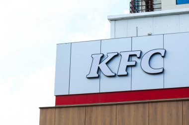 Bishkek, Kırgızistan - 22 Ağustos 2024: KFC restoranı