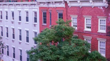 New York Şehri tuğla bina dış