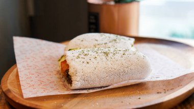 Vegan Tapioca Sandviçi 'nin yakın çekimi