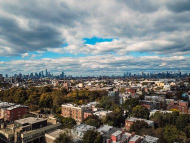 New York 'un ufuk çizgileri Brooklyn' den bir manzara