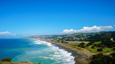 Kaliforniya 'nın McWay Şelalesi Big Sur' da