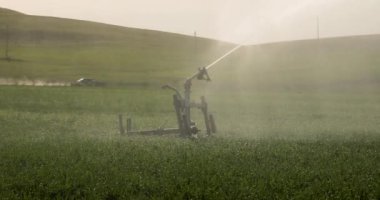 Silahlar Fıskiye Sulama Sistemi Sulama Alanının Kapanışı