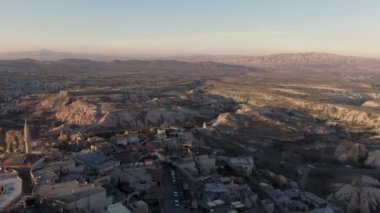 Türkiye 'de Kapadokya bölgesinin hava görüntüsü