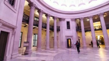 New York, ABD - 18 Aralık 2022: New York 'taki Federal Hall Ulusal Anıtı