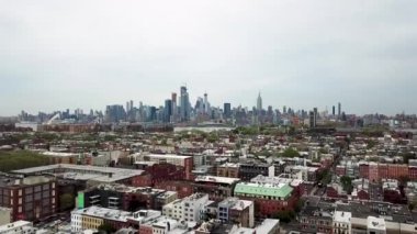 New York 'un ufuk çizgileri Brooklyn' den bir manzara