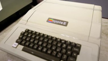 Mountain View, ABD - 18 Aralık 2018: Apple II Bilgisayar Bilgisayar Tarihi Müzesi