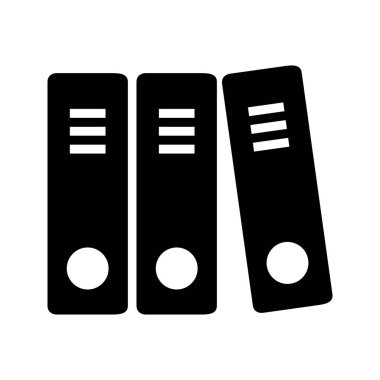 Office file and folder vector illustration