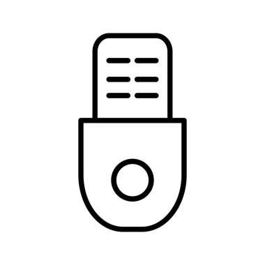 External storage device pendrive vector illustration