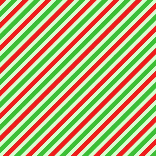 Christmas Red Green Striped Line Pattern — Stock Vector