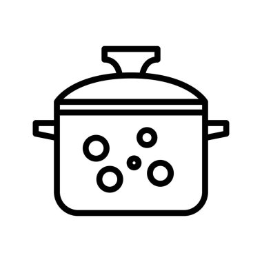 Ana hatlı ev baskısı cocker ekipman vektör çizimi