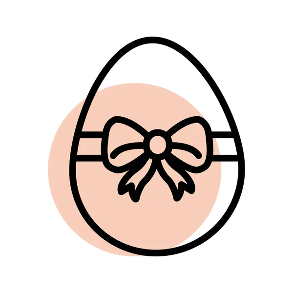 Dárkové Velikonoční Vejce Vektorové Ikony Ilustrace — Stockový vektor