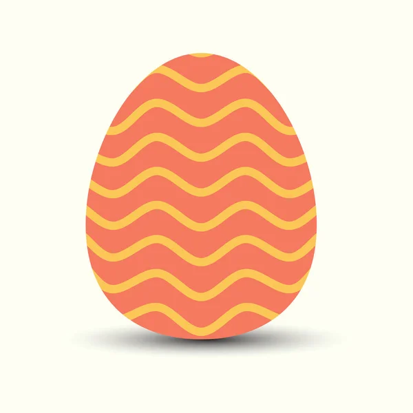 Klikaté Velikonoční Vejce Vektorové Ilustrace Žlutém Pozadí — Stockový vektor