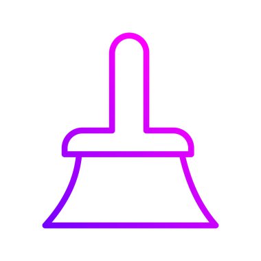 soluyan fırça gradyan ana hat vektör simgesi