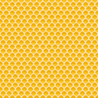 Dekoratif sarı bal peteği arkaplan deseni
