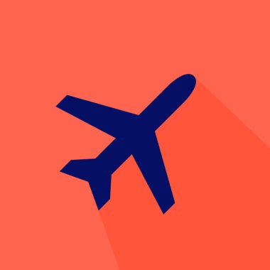 Düz uçak taşıma ikonu resimlerini gösterir