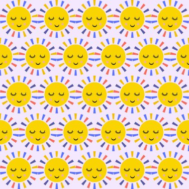 Sevimli gülen surat, arka plan emoji modeli.