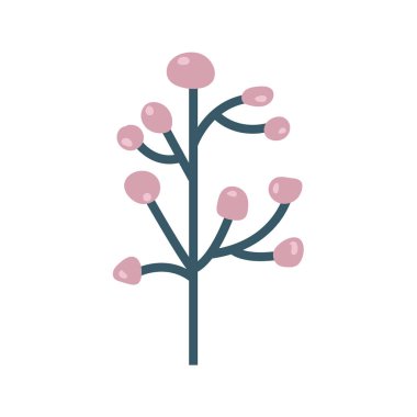 Pembe tomurcuk çiçekli ağaç