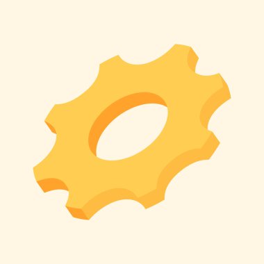 izometrik endüstriyel 3d ayar aracı vektör düz tasarım