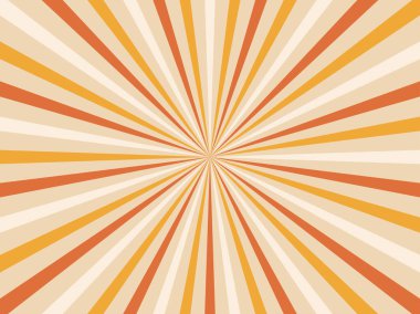 retro gün ışığı kahverengi ve sarı çizgi vektör arkaplanı