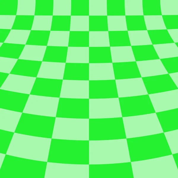 緑のチェッカーボードの繰り返しバックグラウンドパターン — ストックベクタ
