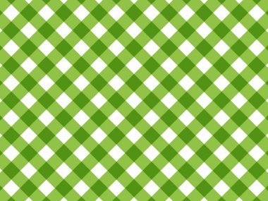Yeşil ve beyaz kareli arka plan. Kusursuz desen.
