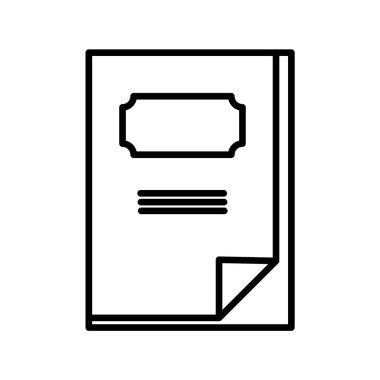 Eğitimsel dizayn düz dizayn silüeti beyaz arkaplanda resimleme