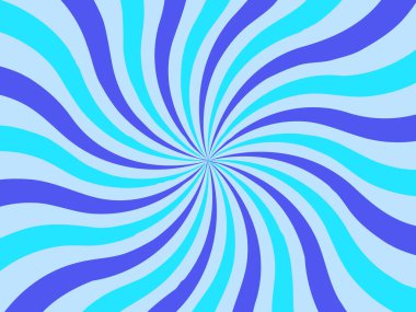 Soyut güneş patlaması mavi ve parlak arkaplan tasarımı