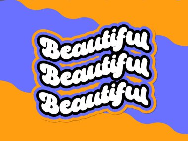 Güzel el yazması düz süblimleşme kumaş tasarımı.