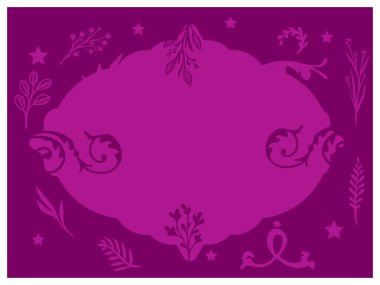 Soyut boş pembe arkaplan çizimi 