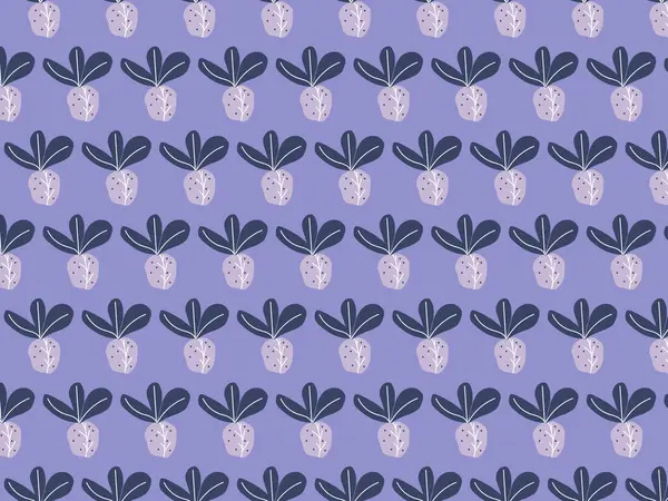 Mor illüstrasyonda elle çizilmiş çiçek arkaplan deseni