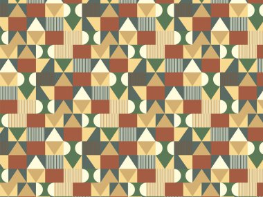 Dekoratif soyut geometrik şekil arkaplan deseni tasarımı