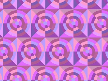 Soyut geometrik sanatsal fraktal arkaplan şablon ızgara tipi pembe