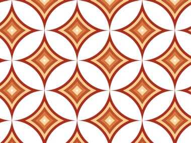 Soyut renkli geometrik çokgen yıldız deseni