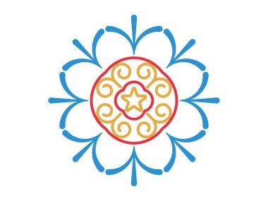 Dekoratif Geometrik Klasik Floral döşeme döşeme tasarımı