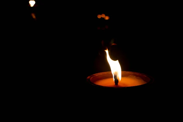촛불을 — 스톡 사진