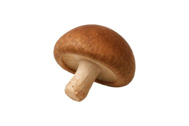 Beyaz Arkaplanda İzole edilmiş Mantar