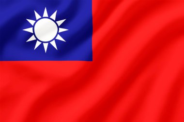 Tayvan bayrağı, dalgalanan bayrak