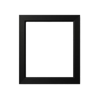 square black picture frame isolated on white, transparent, clipping path