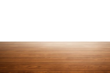 Şeffaf arka planda ahşap masa üstü, ürün sunumu için gerçekçi boş ahşap yüzey, taklit tasarım, ve yiyecek, içecek için şablon, ticaret ürünlerini sergilemek için mükemmel.