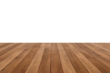 Şeffaf arka planda ahşap masa üstü, ürün sunumu için gerçekçi boş ahşap yüzey, taklit tasarım, ve yiyecek, içecek için şablon, ticaret ürünlerini sergilemek için mükemmel.