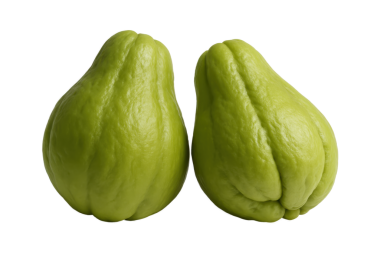 Taze yeşil kabak şeffaf arka planda izole edilmiş, tropikal sebze sağlıklı yemek ve organik gıda tarifleri için.