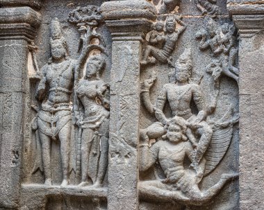 Maharastra 'daki Ellora Mağara Bölümü