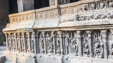 Maharastra 'daki Ellora Mağara Bölümü