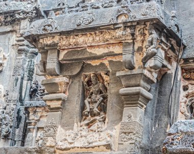 Maharastra 'daki Ellora Mağara Bölümü