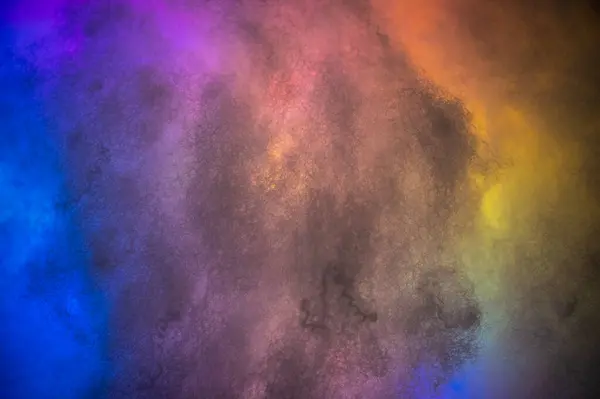 Diversi Colori Che Attraversano Nuvole Facendo Carta Parati Astratta Foto Stock Royalty Free