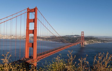 Kaliforniya, Packer Hills 'ten Golden Gate Köprüsü manzarası.