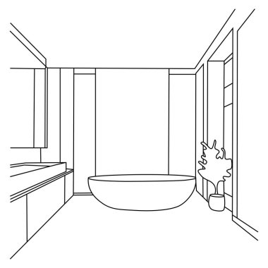 Yaşam Tarzı El Çizimi Ev İlhamı