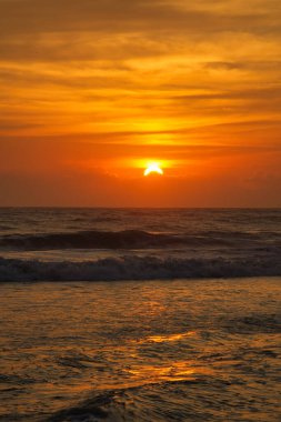 Winter sunrise at Sea Ranch beach in Indialantic Florida